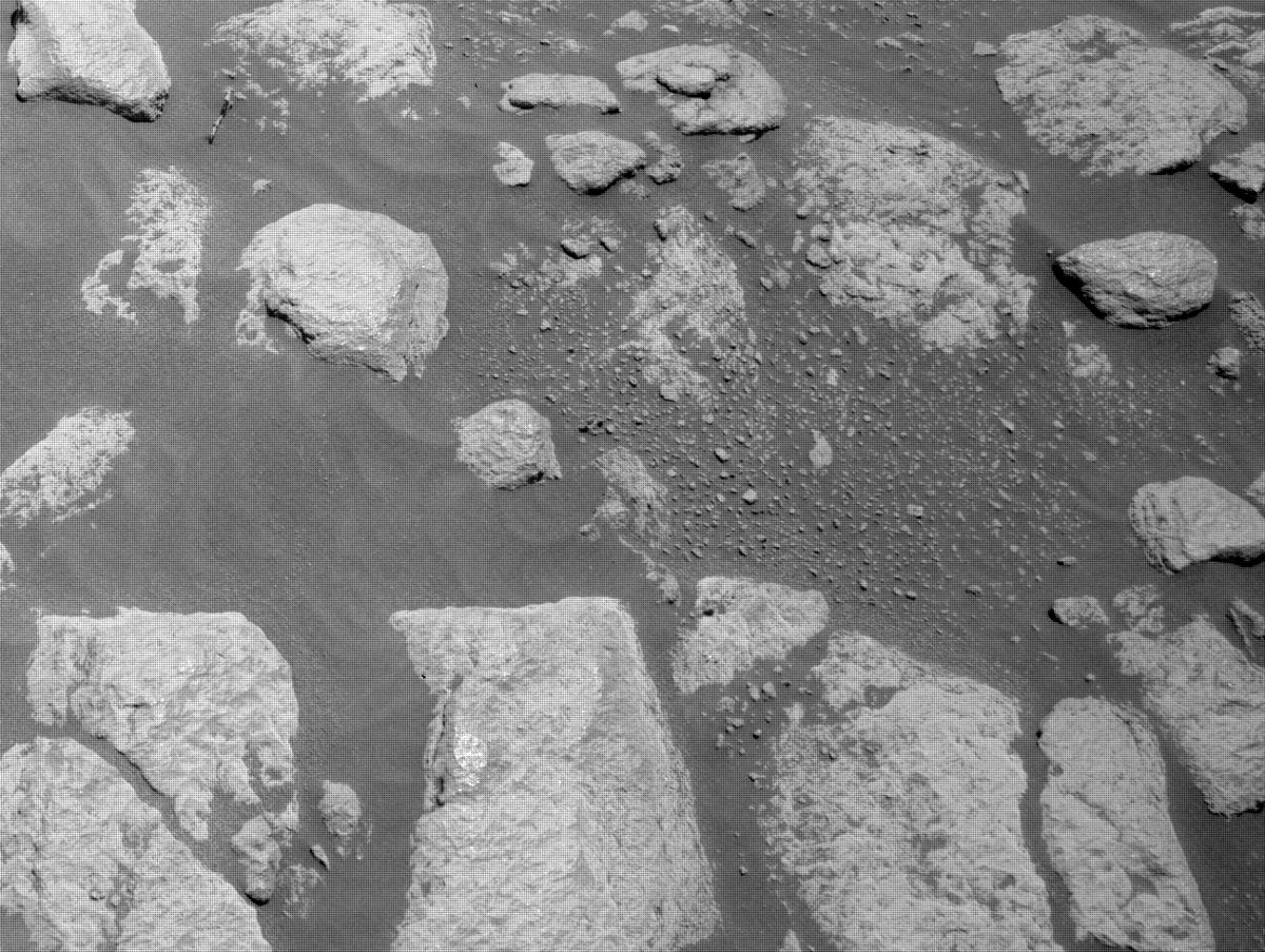 This image was taken by NAVCAM_RIGHT onboard NASA's Mars rover Perseverance on Sol 215