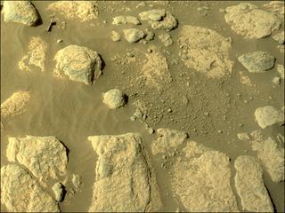 View image taken on Mars, Mars Perseverance Sol 215: Right Navigation Camera (Navcam)