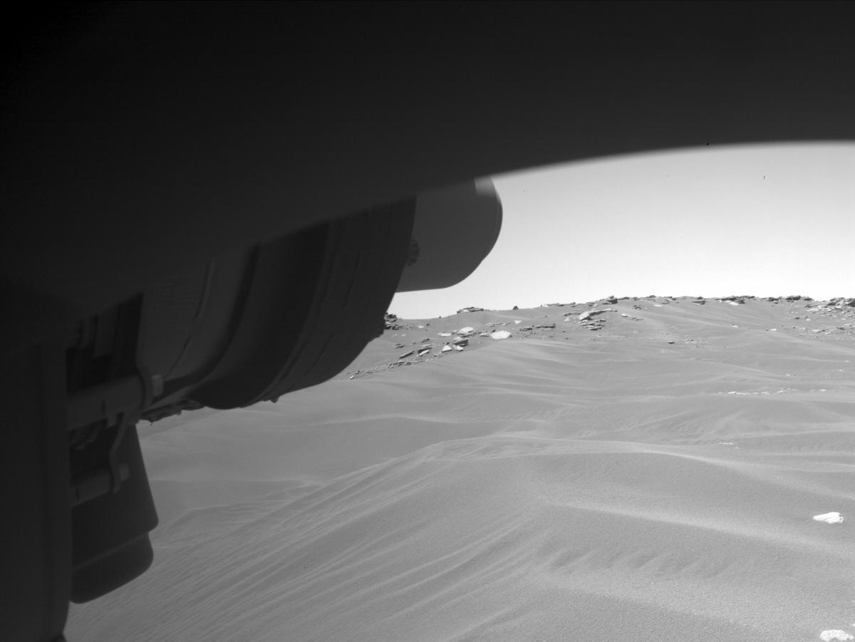 This image was taken by FRONT_HAZCAM_LEFT_A onboard NASA's Mars rover Perseverance on Sol 219