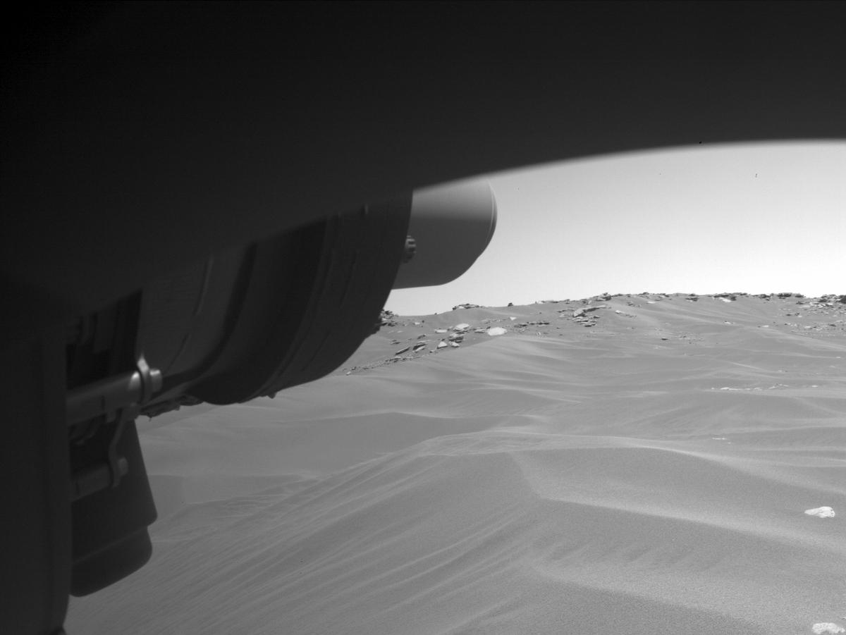 This image was taken by FRONT_HAZCAM_LEFT_A onboard NASA's Mars rover Perseverance on Sol 226