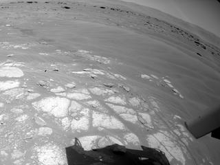 View image taken on Mars, Mars Perseverance Sol 232: Rear Left Hazard Avoidance Camera (Hazcam)