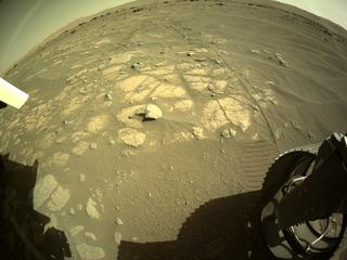 View image taken on Mars, Mars Perseverance Sol 236: Rear Right Hazard Avoidance Camera (Hazcam)