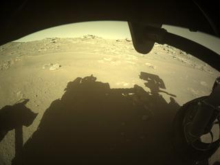 View image taken on Mars, Mars Perseverance Sol 237: Front Right Hazard Avoidance Camera (Hazcam)
