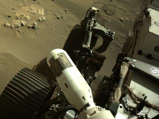 View image taken on Mars, Mars Perseverance Sol 237: Left Navigation Camera (Navcam)