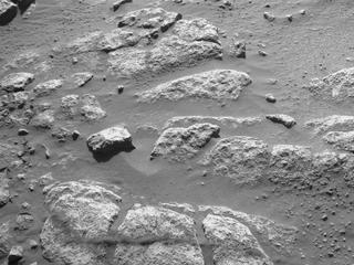 View image taken on Mars, Mars Perseverance Sol 239: Front Right Hazard Avoidance Camera (Hazcam)