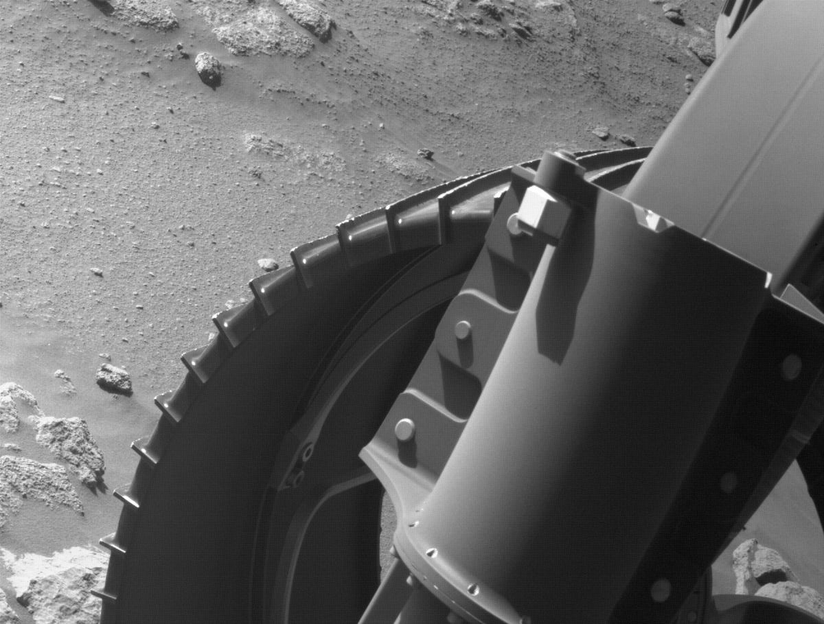 This image was taken by FRONT_HAZCAM_RIGHT_A onboard NASA's Mars rover Perseverance on Sol 239