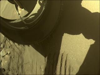 View image taken on Mars, Mars Perseverance Sol 248: Front Left Hazard Avoidance Camera (Hazcam)