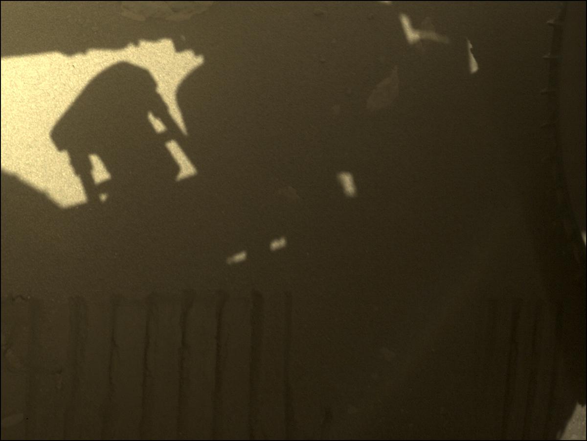 This image was taken by FRONT_HAZCAM_LEFT_A onboard NASA's Mars rover Perseverance on Sol 248