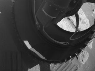 View image taken on Mars, Mars Perseverance Sol 248: Front Right Hazard Avoidance Camera (Hazcam)