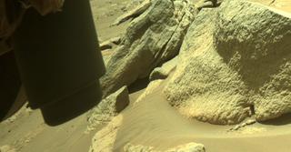 View image taken on Mars, Mars Perseverance Sol 251: Front Left Hazard Avoidance Camera (Hazcam)