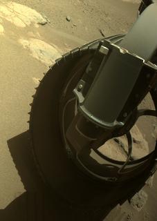 View image taken on Mars, Mars Perseverance Sol 251: Front Right Hazard Avoidance Camera (Hazcam)