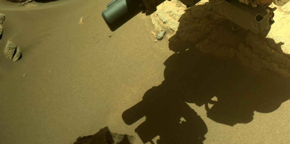 This image was taken by FRONT_HAZCAM_RIGHT_A onboard NASA's Mars rover Perseverance on Sol 251
