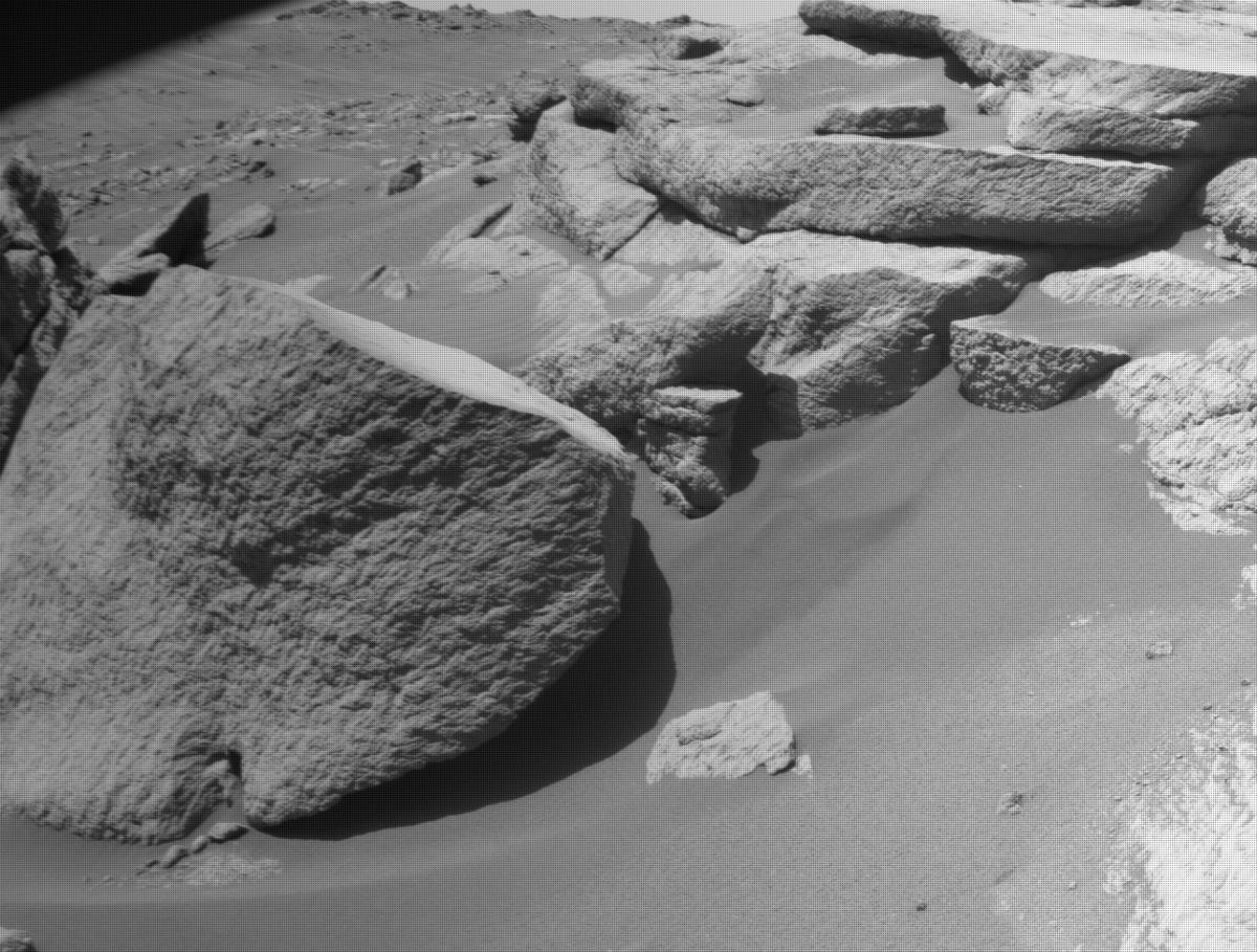 This image was taken by FRONT_HAZCAM_RIGHT_A onboard NASA's Mars rover Perseverance on Sol 252