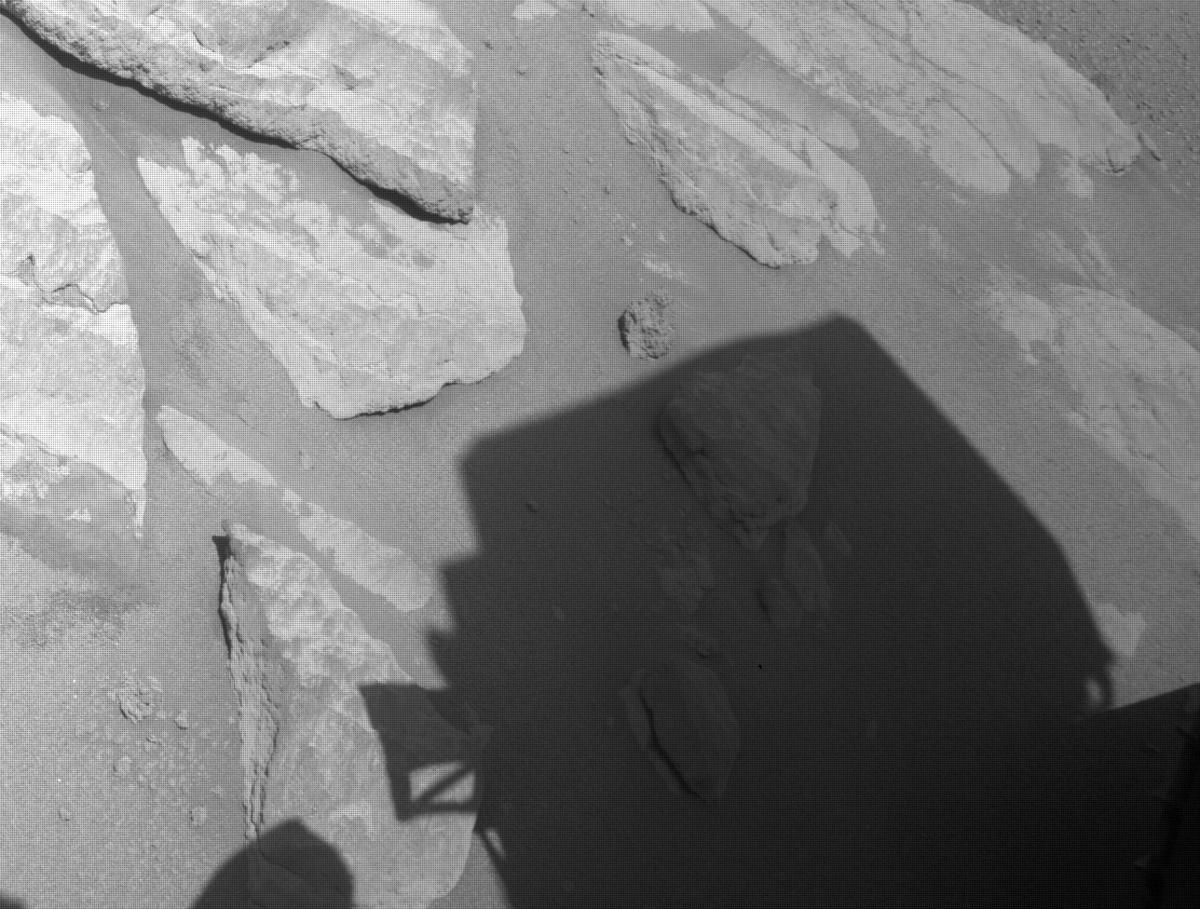 This image was taken by FRONT_HAZCAM_LEFT_A onboard NASA's Mars rover Perseverance on Sol 253