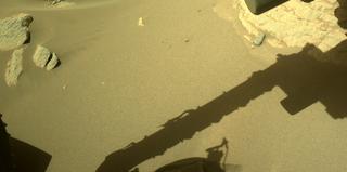 View image taken on Mars, Mars Perseverance Sol 253: Front Left Hazard Avoidance Camera (Hazcam)