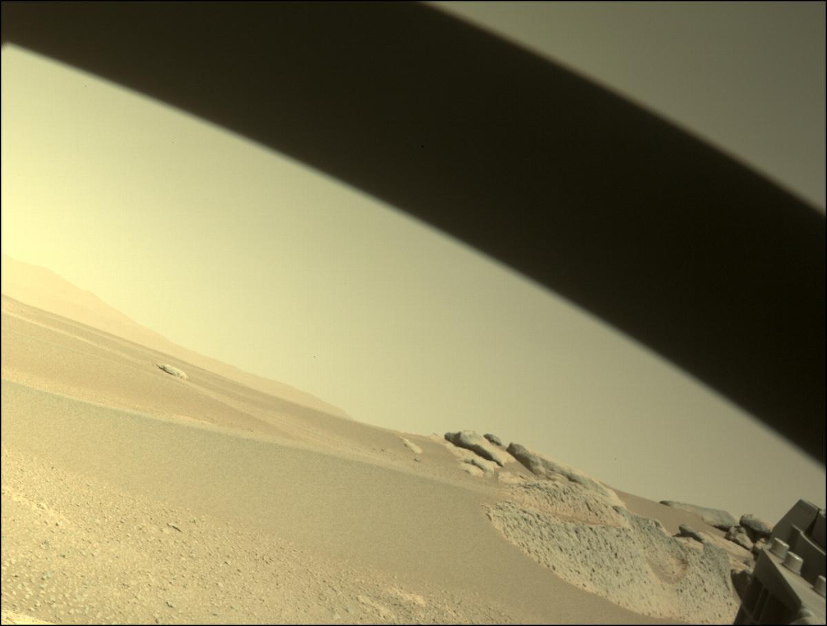 This image was taken by FRONT_HAZCAM_RIGHT_A onboard NASA's Mars rover Perseverance on Sol 253