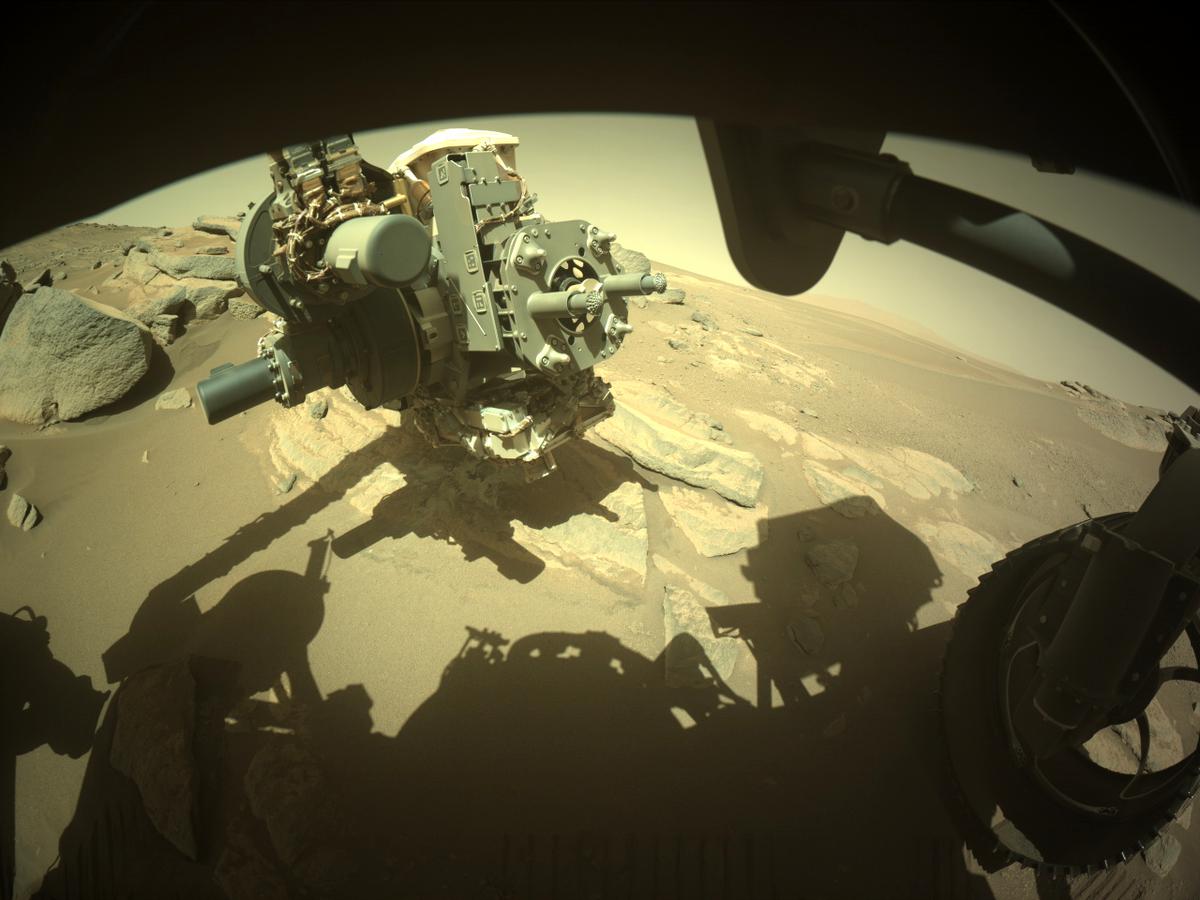 This image was taken by FRONT_HAZCAM_RIGHT_A onboard NASA's Mars rover Perseverance on Sol 253