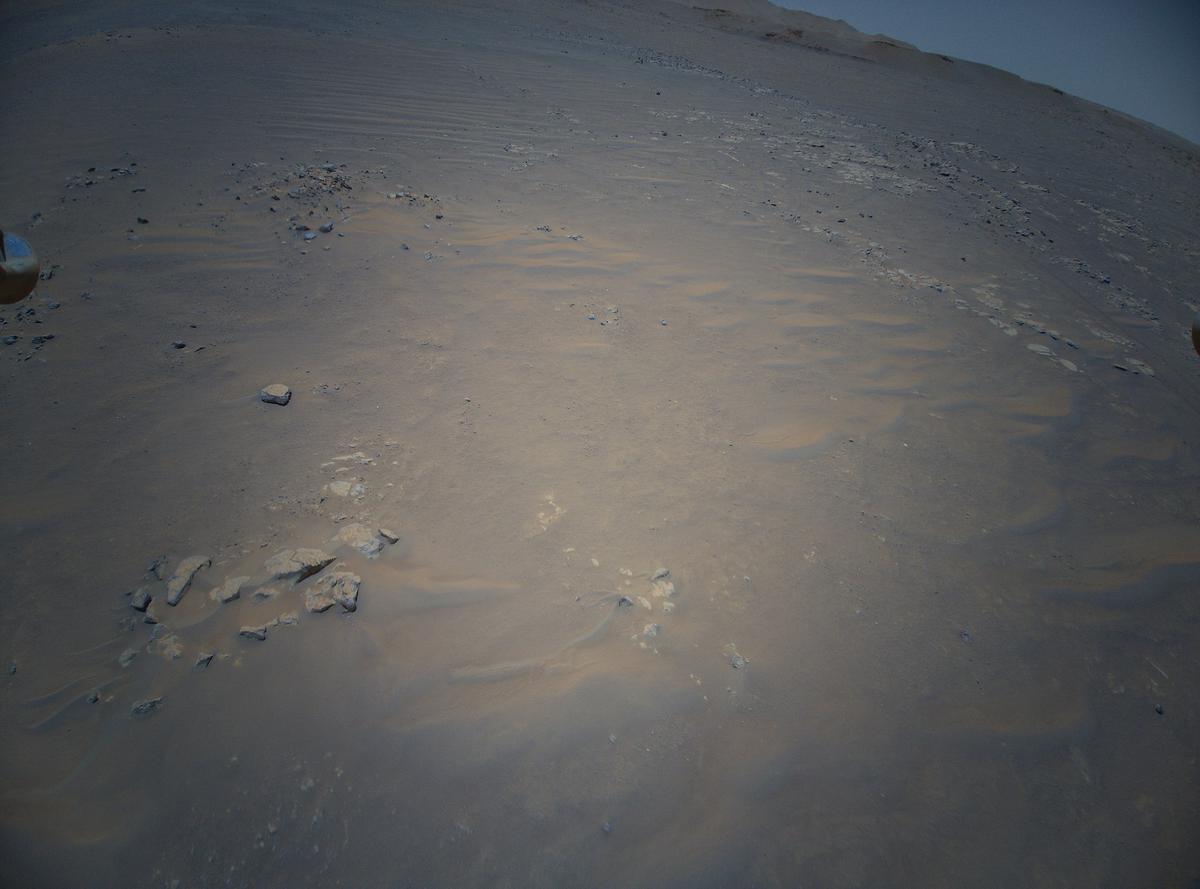 This image was taken by HELI_RTE onboard NASA's Mars rover Perseverance on Sol 254