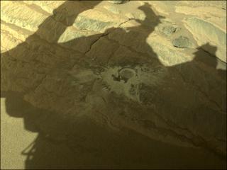 View image taken on Mars, Mars Perseverance Sol 255: Front Left Hazard Avoidance Camera (Hazcam)