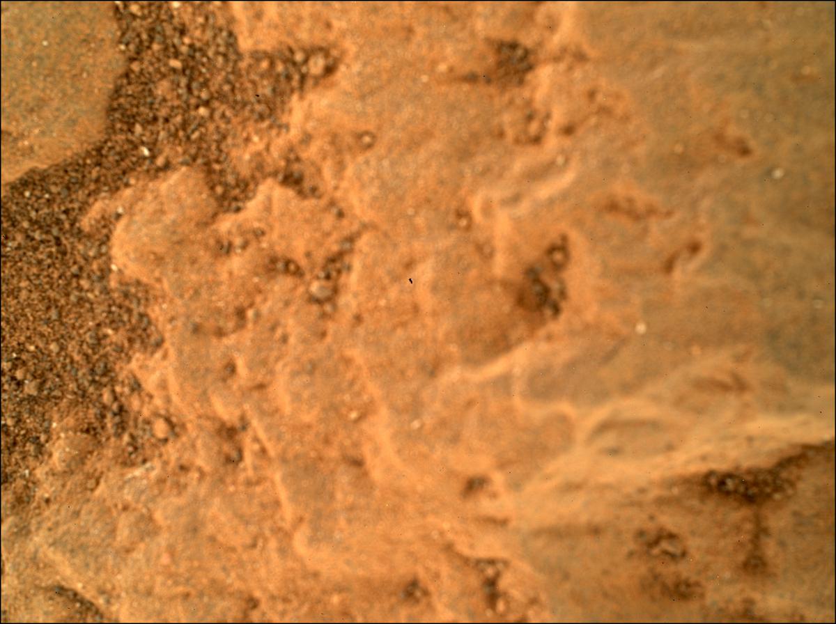 This image was taken by SHERLOC_WATSON onboard NASA's Mars rover Perseverance on Sol 257