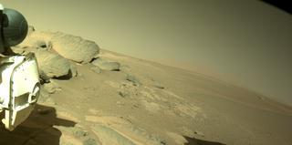 View image taken on Mars, Mars Perseverance Sol 259: Front Left Hazard Avoidance Camera (Hazcam)