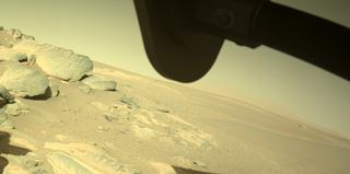 View image taken on Mars, Mars Perseverance Sol 259: Front Right Hazard Avoidance Camera (Hazcam)