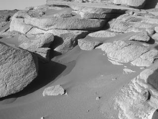 View image taken on Mars, Mars Perseverance Sol 262: Front Left Hazard Avoidance Camera (Hazcam)
