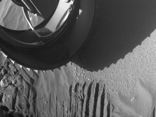 View image taken on Mars, Mars Perseverance Sol 262: Front Left Hazard Avoidance Camera (Hazcam)