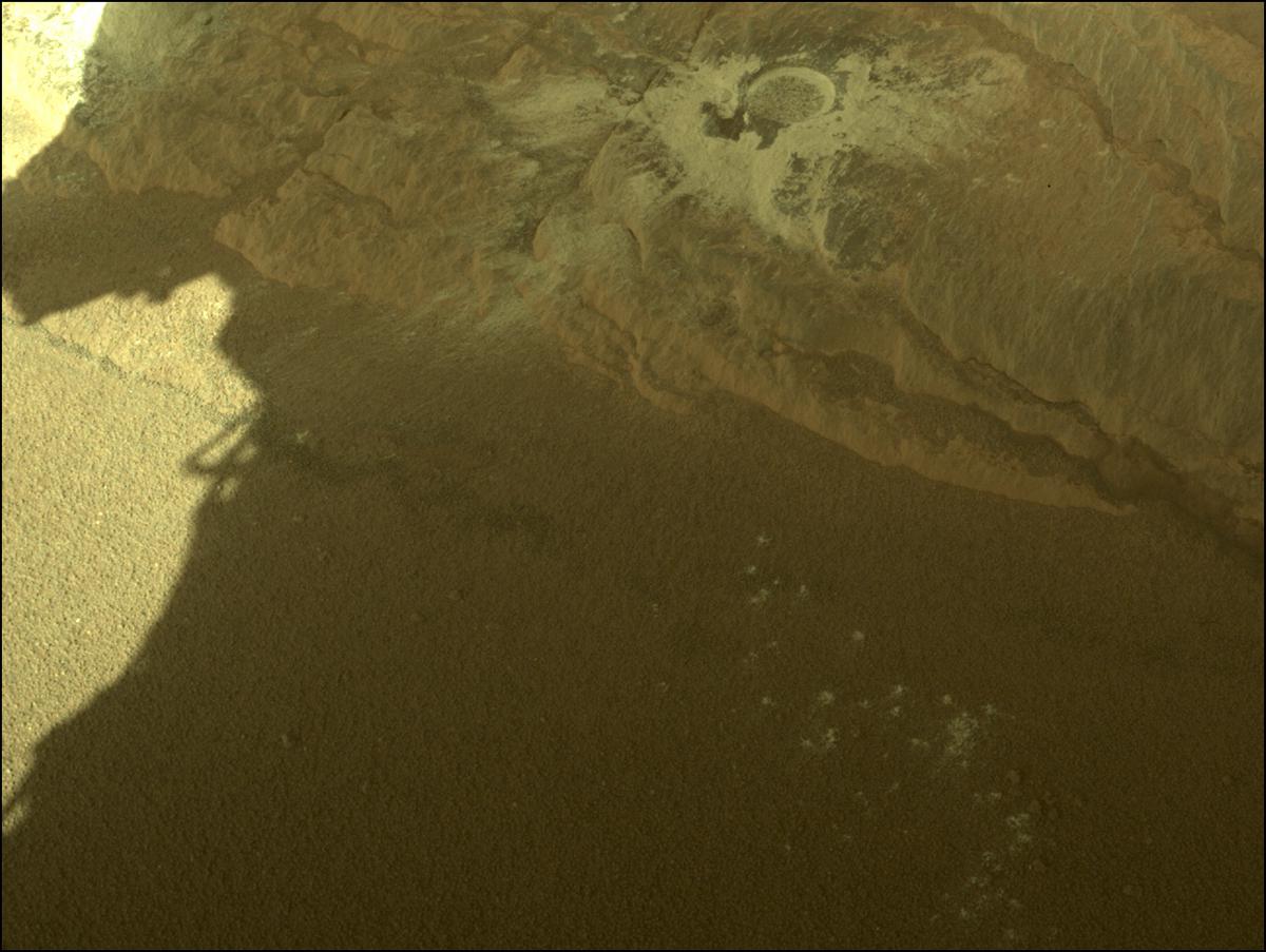 This image was taken by FRONT_HAZCAM_RIGHT_A onboard NASA's Mars rover Perseverance on Sol 262