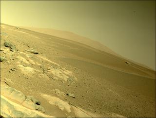 View image taken on Mars, Mars Perseverance Sol 263: Front Left Hazard Avoidance Camera (Hazcam)