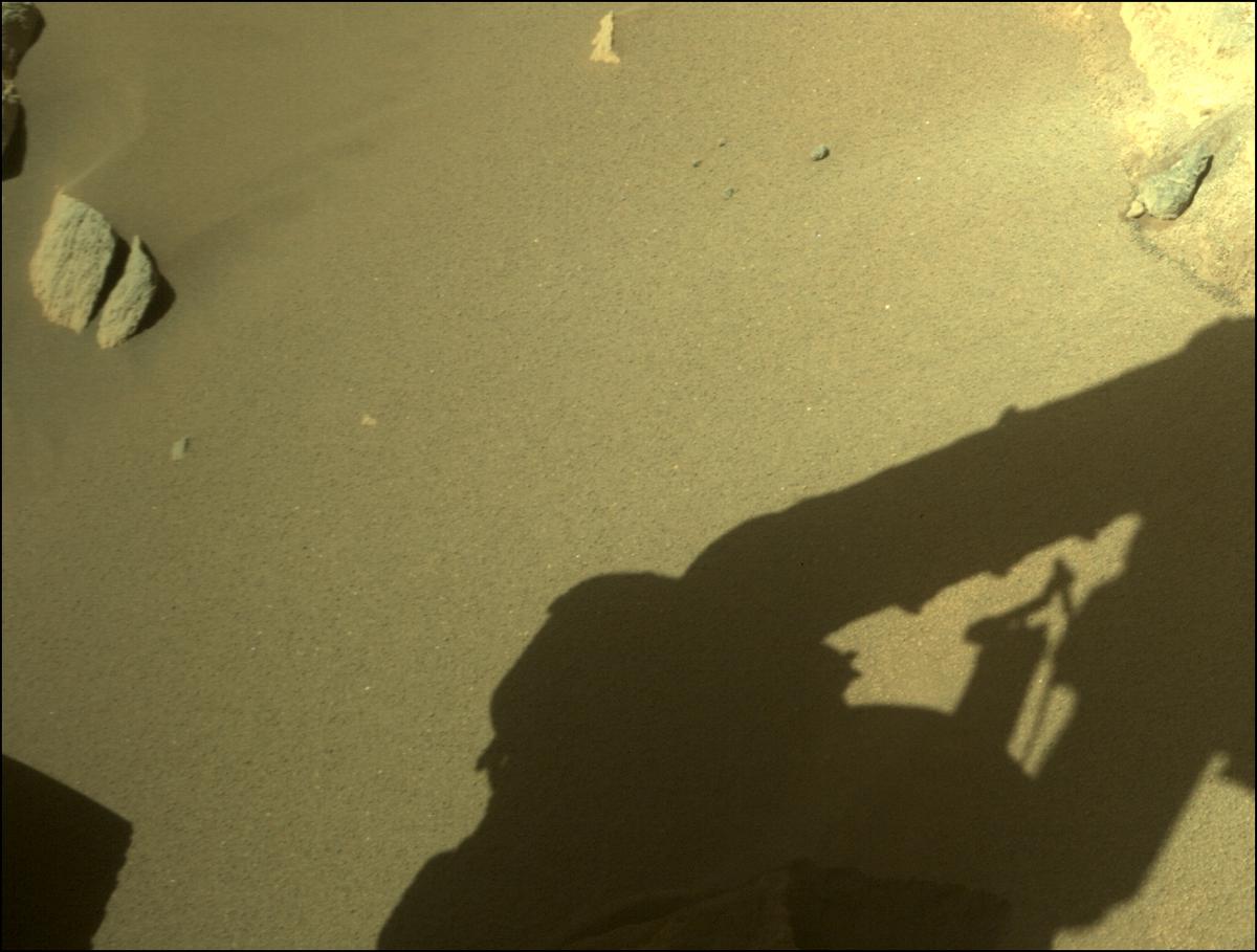 This image was taken by FRONT_HAZCAM_RIGHT_A onboard NASA's Mars rover Perseverance on Sol 263