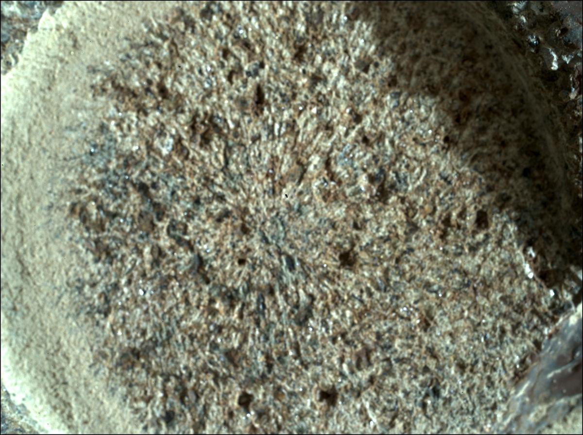 This image was taken by SHERLOC_WATSON onboard NASA's Mars rover Perseverance on Sol 267