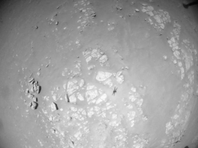 This image was taken by HELI_NAV onboard NASA's Mars rover Perseverance on Sol 268