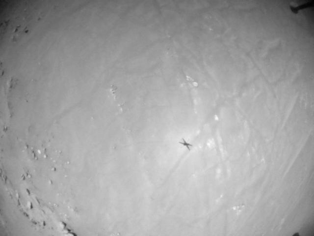 This image was taken by HELI_NAV onboard NASA's Mars rover Perseverance on Sol 268