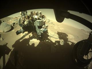 View image taken on Mars, Mars Perseverance Sol 270: Front Right Hazard Avoidance Camera (Hazcam)