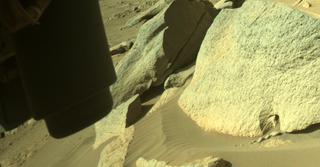 View image taken on Mars, Mars Perseverance Sol 271: Front Left Hazard Avoidance Camera (Hazcam)