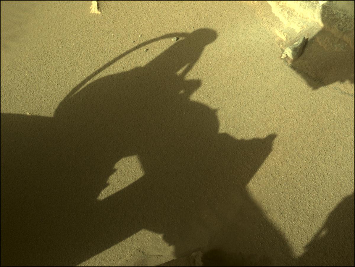 This image was taken by FRONT_HAZCAM_LEFT_A onboard NASA's Mars rover Perseverance on Sol 271