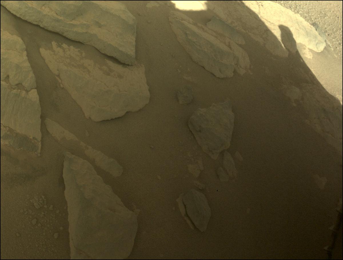 This image was taken by FRONT_HAZCAM_LEFT_A onboard NASA's Mars rover Perseverance on Sol 271