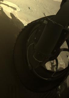 View image taken on Mars, Mars Perseverance Sol 271: Front Right Hazard Avoidance Camera (Hazcam)