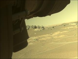 View image taken on Mars, Mars Perseverance Sol 278: Front Left Hazard Avoidance Camera (Hazcam)
