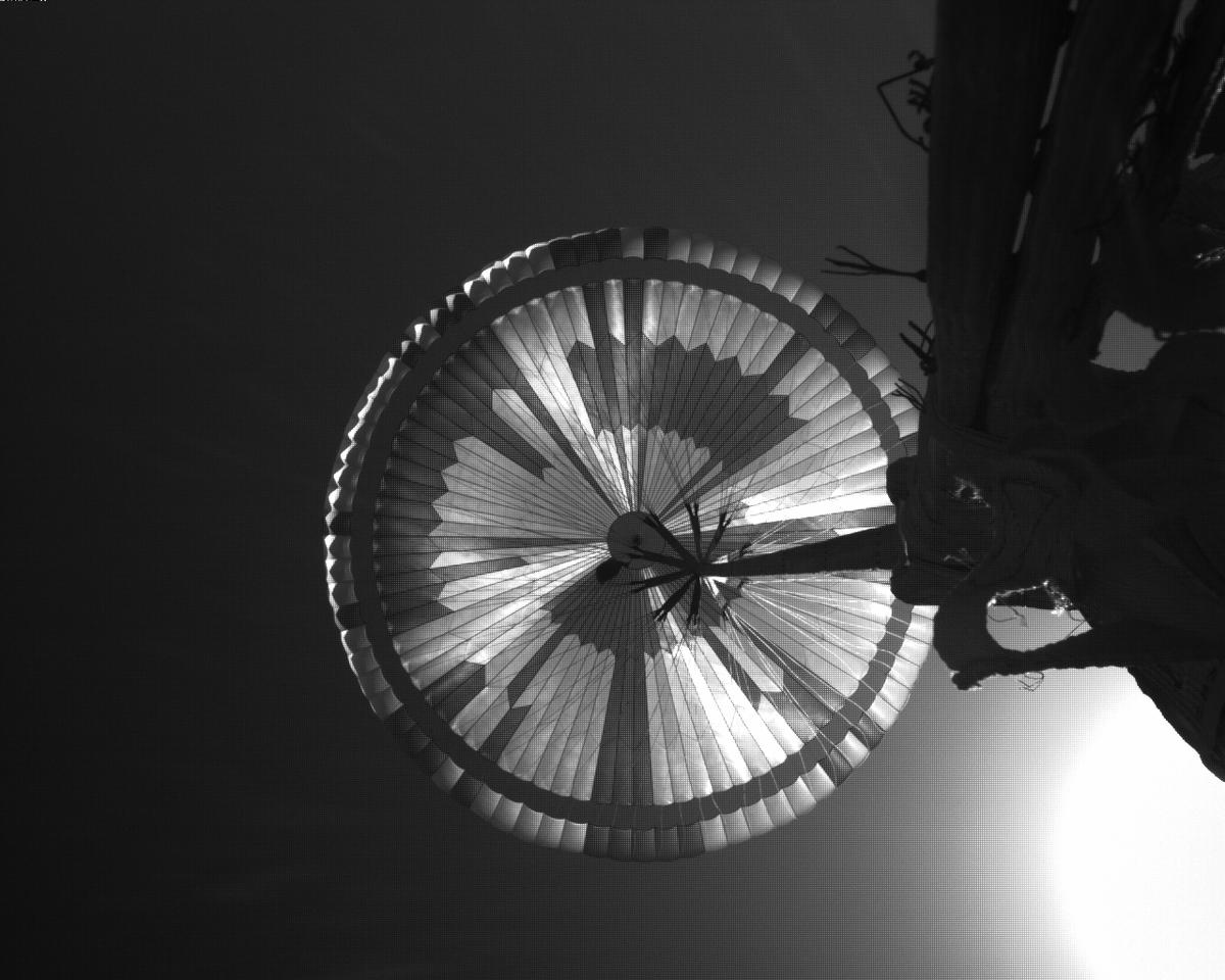 This image was taken by EDL_PUCAM1 onboard NASA's Mars rover Perseverance on Sol 279