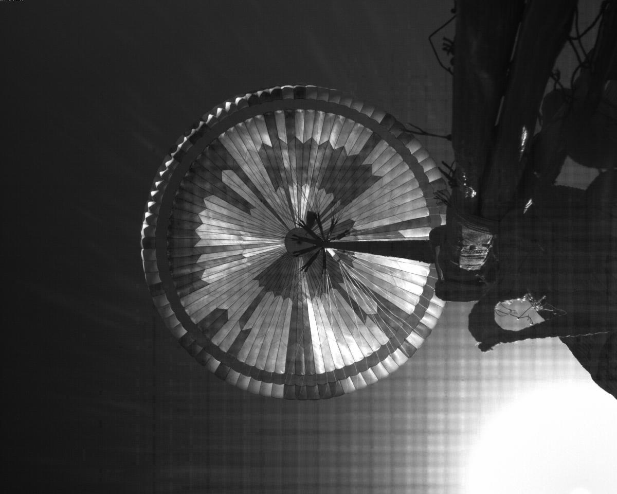 This image was taken by EDL_PUCAM1 onboard NASA's Mars rover Perseverance on Sol 279