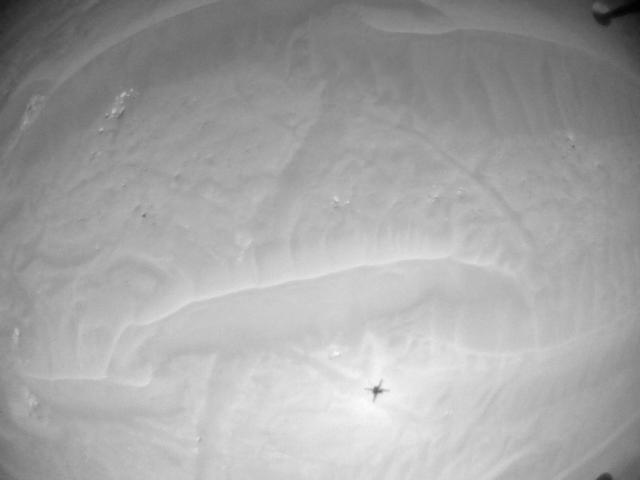 This image was taken by HELI_NAV onboard NASA's Mars rover Perseverance on Sol 282