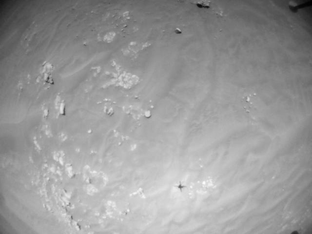 This image was taken by HELI_NAV onboard NASA's Mars rover Perseverance on Sol 282