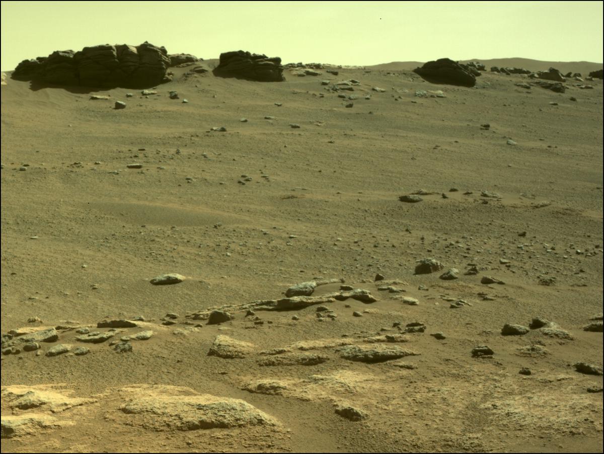 This image was taken by FRONT_HAZCAM_LEFT_A onboard NASA's Mars rover Perseverance on Sol 286
