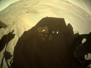View image taken on Mars, Mars Perseverance Sol 286: Rear Right Hazard Avoidance Camera (Hazcam)