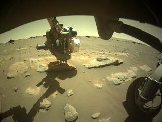 View image taken on Mars, Mars Perseverance Sol 288: Front Right Hazard Avoidance Camera (Hazcam)