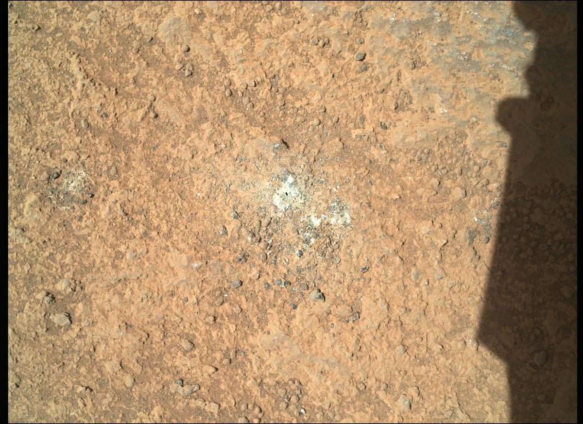 This image was taken by SHERLOC_WATSON onboard NASA's Mars rover Perseverance on Sol 289