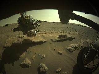 View image taken on Mars, Mars Perseverance Sol 291: Front Right Hazard Avoidance Camera (Hazcam)