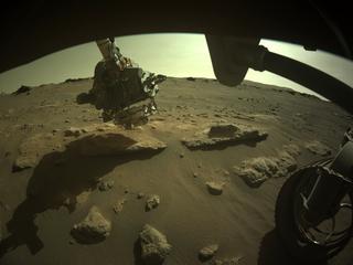 View image taken on Mars, Mars Perseverance Sol 291: Front Right Hazard Avoidance Camera (Hazcam)